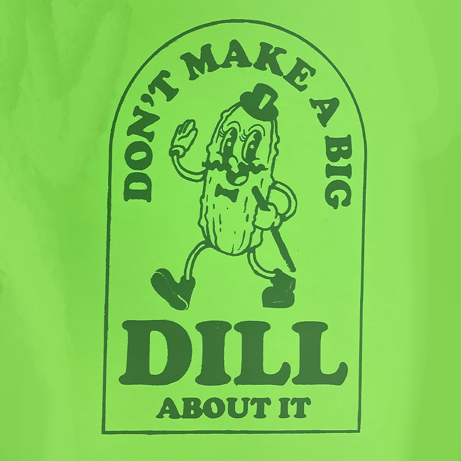 pickle screen print